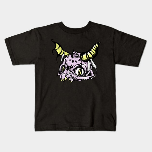 Pastel Bloodsuckers From Hell Kids T-Shirt by PoesUnderstudy